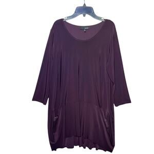 Sun Kim Tunic Lagenlook Pullover Blouse